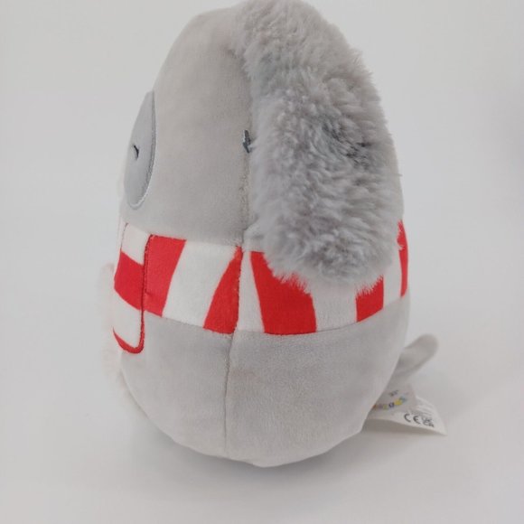 Squishmallow Holiday Ivy The Gray Dog 7.5” With Scarf Kellytoy 2022 Plush Christ - Picture 5 of 12